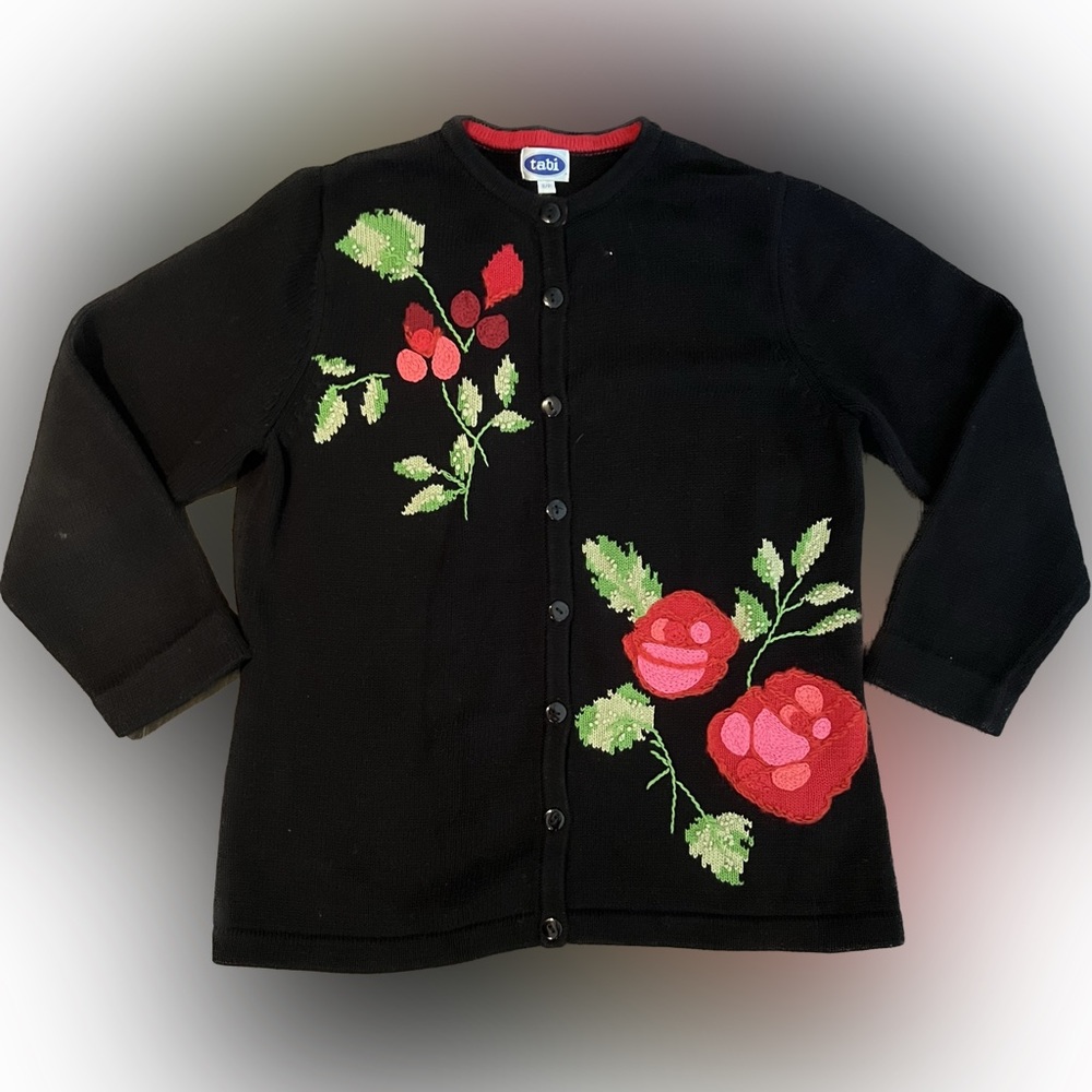 Vintage Tabi embroidered cardigan